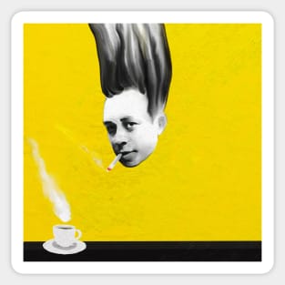 Albert Camus French  writer Nobel prize Winner Sticker